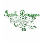 Floral Irish Princess t-shirts