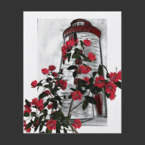Floral Lighthouse Flyer