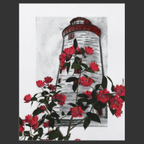 Floral Lighthouse Flyer