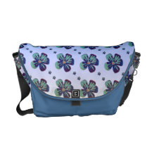 Floral Messenger Bag