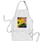 floral mix apron