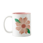 Floral mug -- for lefties and righties