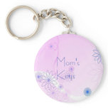 Floral Mum's Keys Keychain