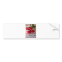 Floral Notes Bumper Stickers