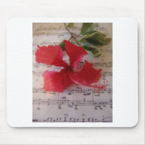 Floral Notes Mouse Pads