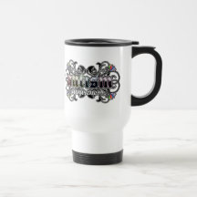 Floral Ornamental - Autism Awareness Coffee Mugs