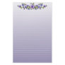 Floral Pansies Stationery