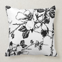 Floral Pattern American MoJo Pillow