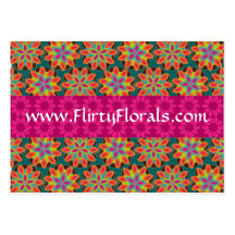 Floral Pattern Business Card