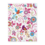 Floral Pattern postcards