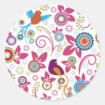 Floral Pattern Sticker