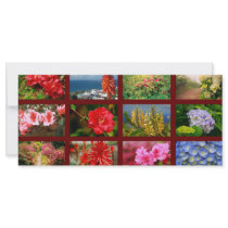 Floral photography personalized rack card