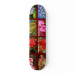 Floral photography skateboards