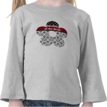 Floral & Polka Dots in Red Custom T-shirts
