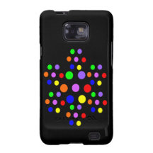 Floral Rainbow Spots Samsung Galaxy S Case