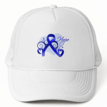 Floral Ribbon Hope - Anal Cancer