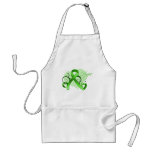 Floral Ribbon Hope - Lyme Disease Aprons