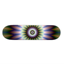 Floral Rosette Skateboard