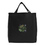 Floral Scrolls Hoodie embroidered bags
