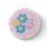 Floral Splash buttons