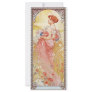Floral Spring Goddess Rack Card Design