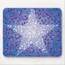 floral star mouse mats