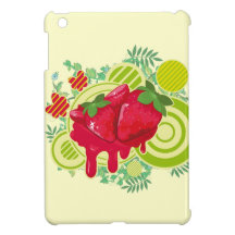 Floral Strawberries iPad Mini Case