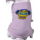 Floral Sugar Skull pet clothing