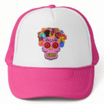 Floral Sugar Skull hats