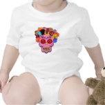 Floral Sugar Skull t-shirts