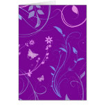 Floral Swirls and Butterflies Card