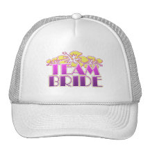Floral Team Bride Bridesmaids wedding classy fun Hats