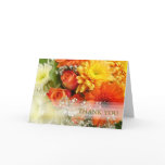 Floral Thank You card