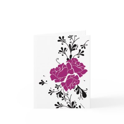 Floral Thank You Card by WithHugsandKisses