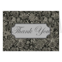 Floral Thank You Card