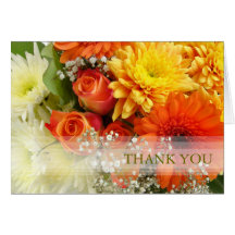 Floral Thank You card