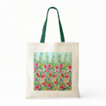 Floral tote- Hollyhocks bags