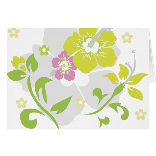 floral trib greeting cards