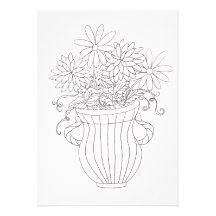Floral Vase Announcement