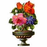 Floral Vintage Decor photo sculptures