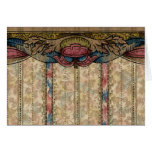 Floral Wallpaper Border Card