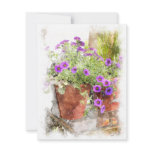 Floral Watercolor NoteCard invitations