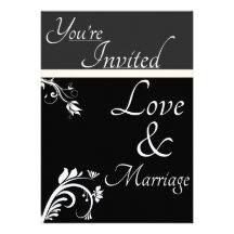 Floral Wedding Card