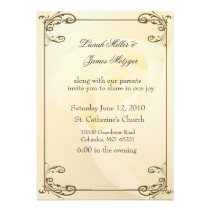 Floral Wedding Invitation invitations