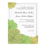 Floral  Wedding Invitation Announcement