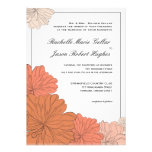 Floral  Wedding Invitation Announcement