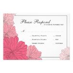 Floral  Wedding rsvp Personalized Invite