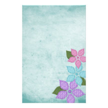 Floral Whimsy Stationery