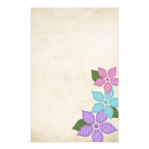 Floral Whimsy Stationery
