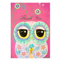 Floral Wishes - Thank You Gift Tag Business Card